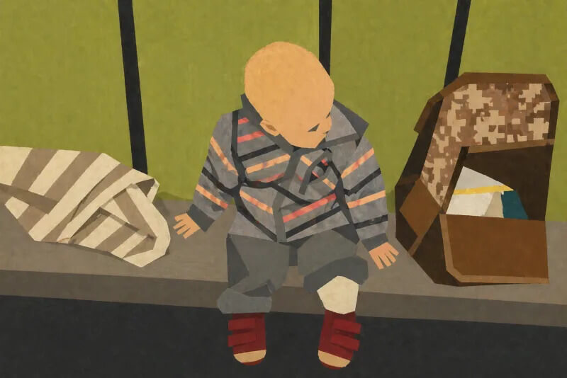 After a swim with my daughter